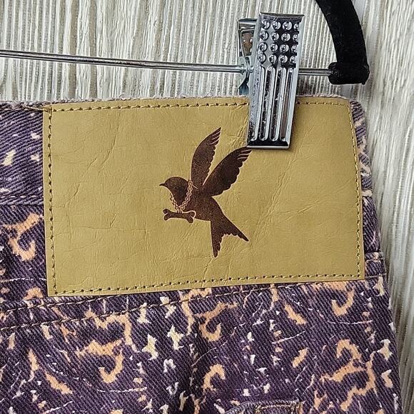 One Teaspoon Azteca Leopard Tapered Denim Jeans Womens Size 29 NWT - Picture 6 of 12